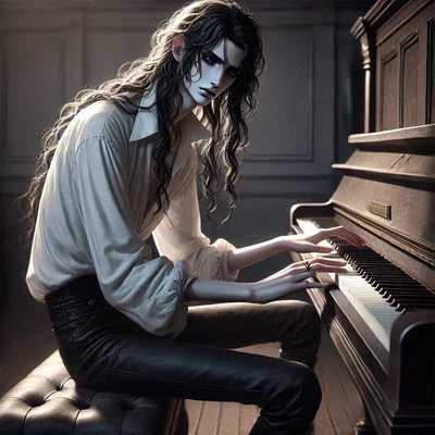 Telepathic pianist.