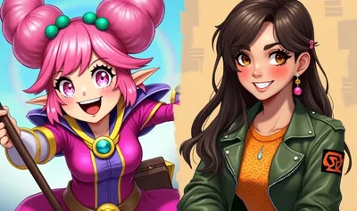 Claudette and Lila - Adventure Duo