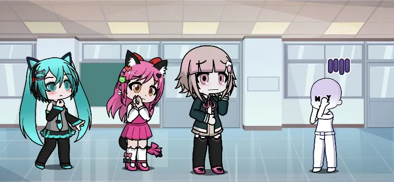 Multi-Versa University | the girls meet a person afraid of them because they're girls