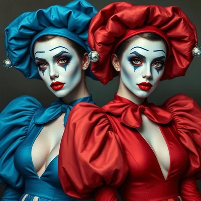 Hilarious Harlequins - The Quinn Sisters