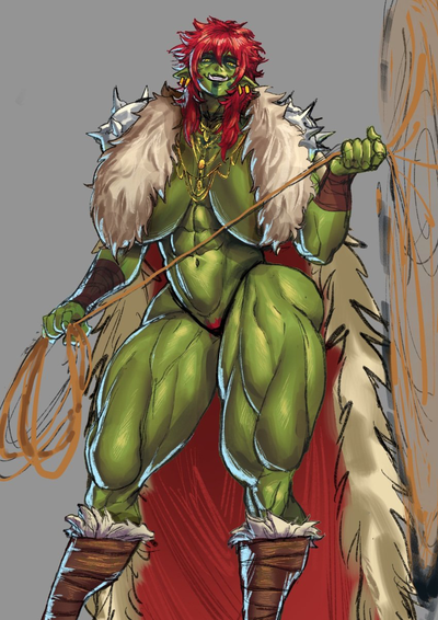 Bula Ōkthrall, the untainted Orc