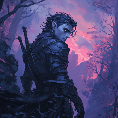 Kaelen Nightshade - Warleader of the Shadowfen Clan.