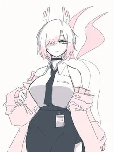 Moreta Mafias - [Erm a moth like deer girl with a suit, smash.] 