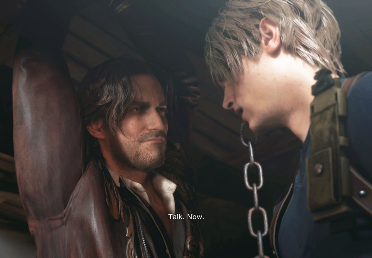 Leon Kennedy and luis sera