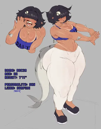 Becka (your shy shark-girl)