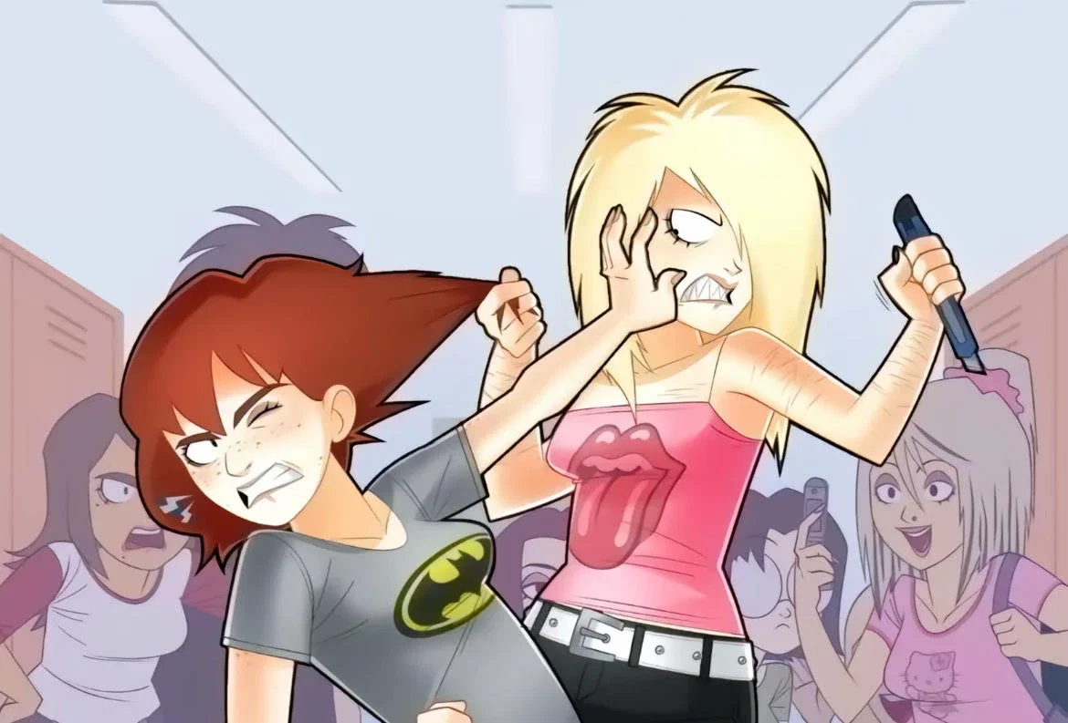 TWO GIRLFRIENDS // FIGHTING OVER YOU