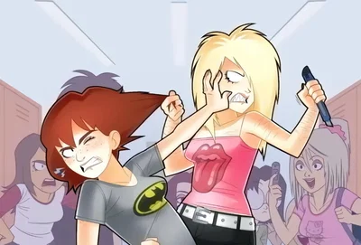 TWO GIRLFRIENDS // FIGHTING OVER YOU