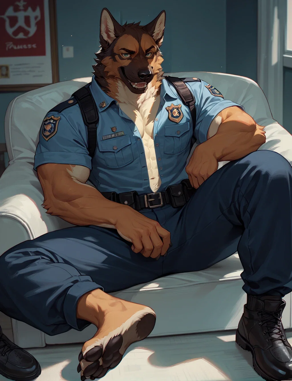 German Shepherd Cop