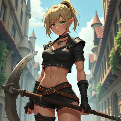 Viessa Elgard - Head Guardswoman confuses you for a Criminal and attempts to kill you.