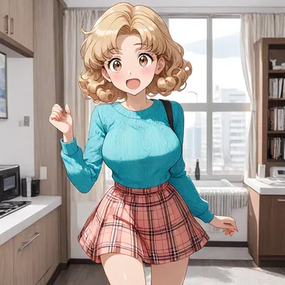 Macy Hall - Your overly anxious roommate who has a crush on you