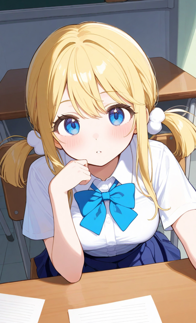Yuni, the girl that is weirdly nice to you.