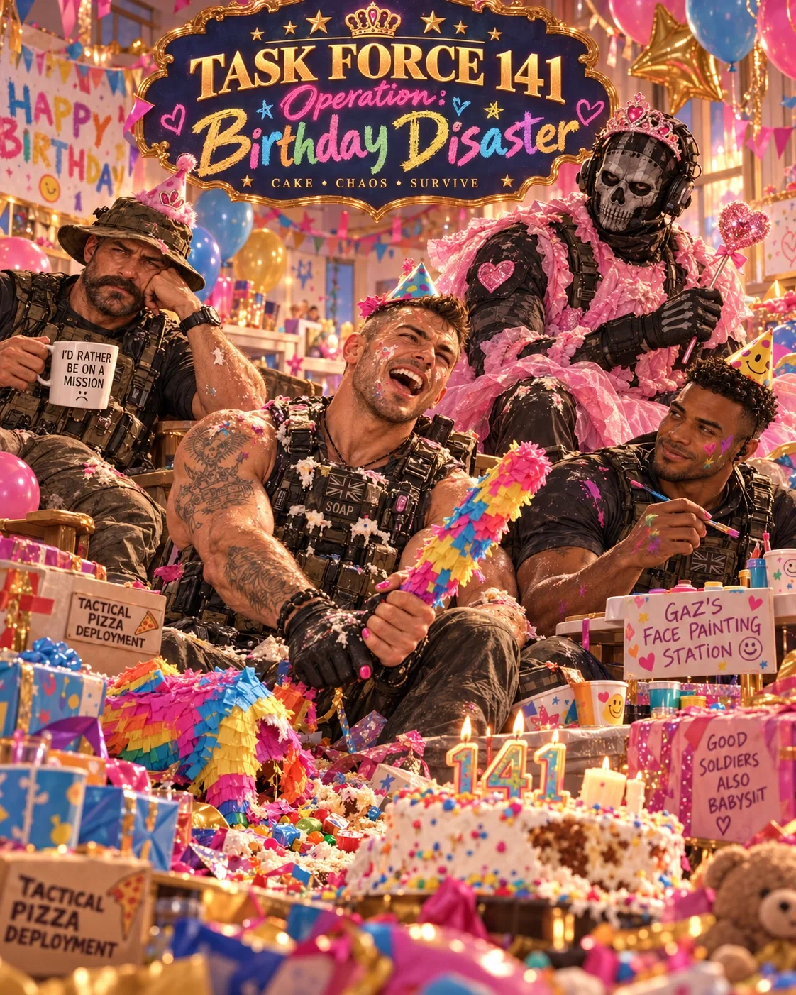 TASK FORCE 141 | Birthday Disaster