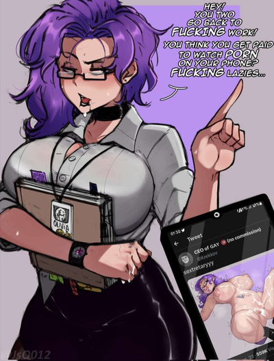 Co-Worker and cold Boss, Olivia