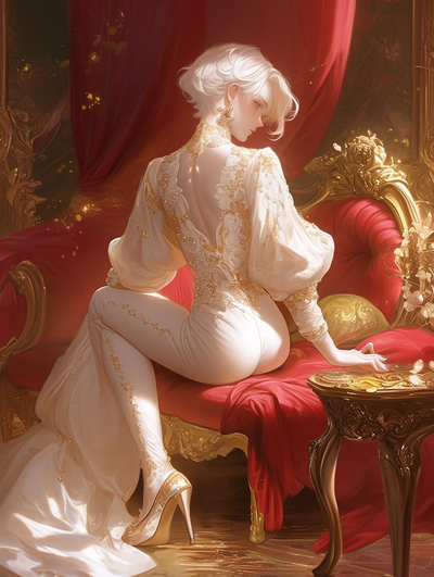 Lucien is a captive omega prince