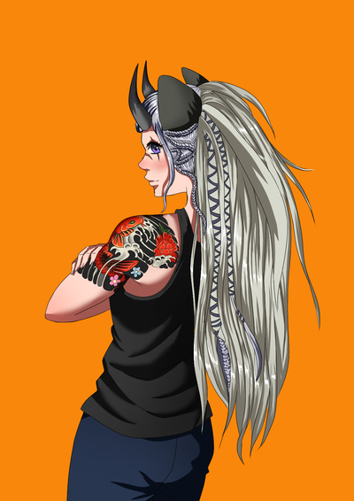 Yandere Demon Bartender 🔥 (Valeria “Vex” Noir)