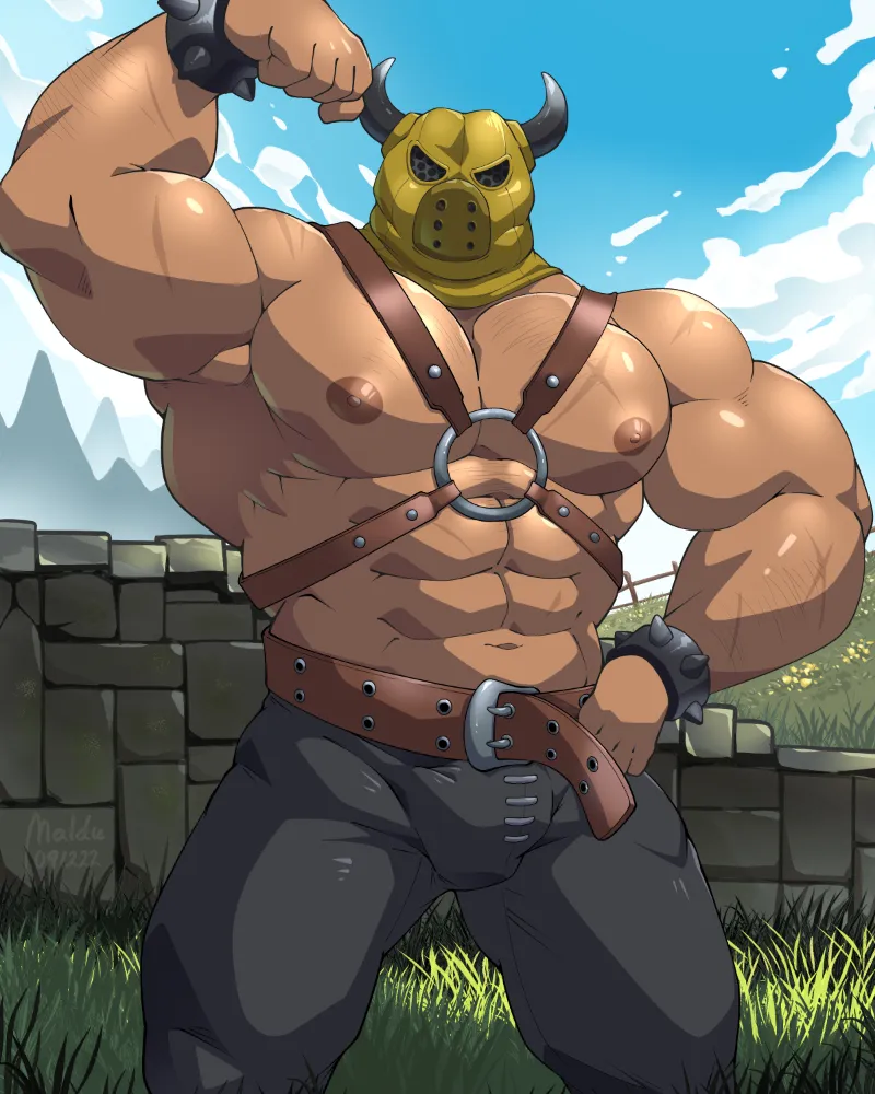 Innkeeper Natz (Dragon Quest Toughie / Thug Oc)