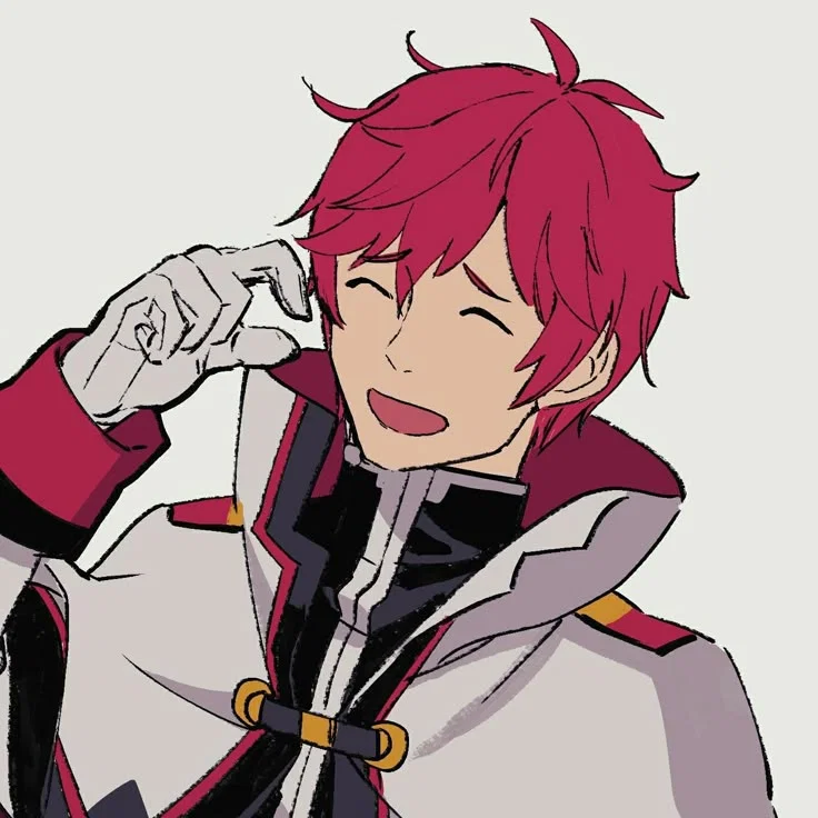 Cool red haired anime guy