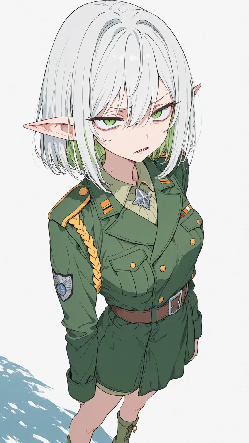 Stuck on an island with an elven soldier (reupload)