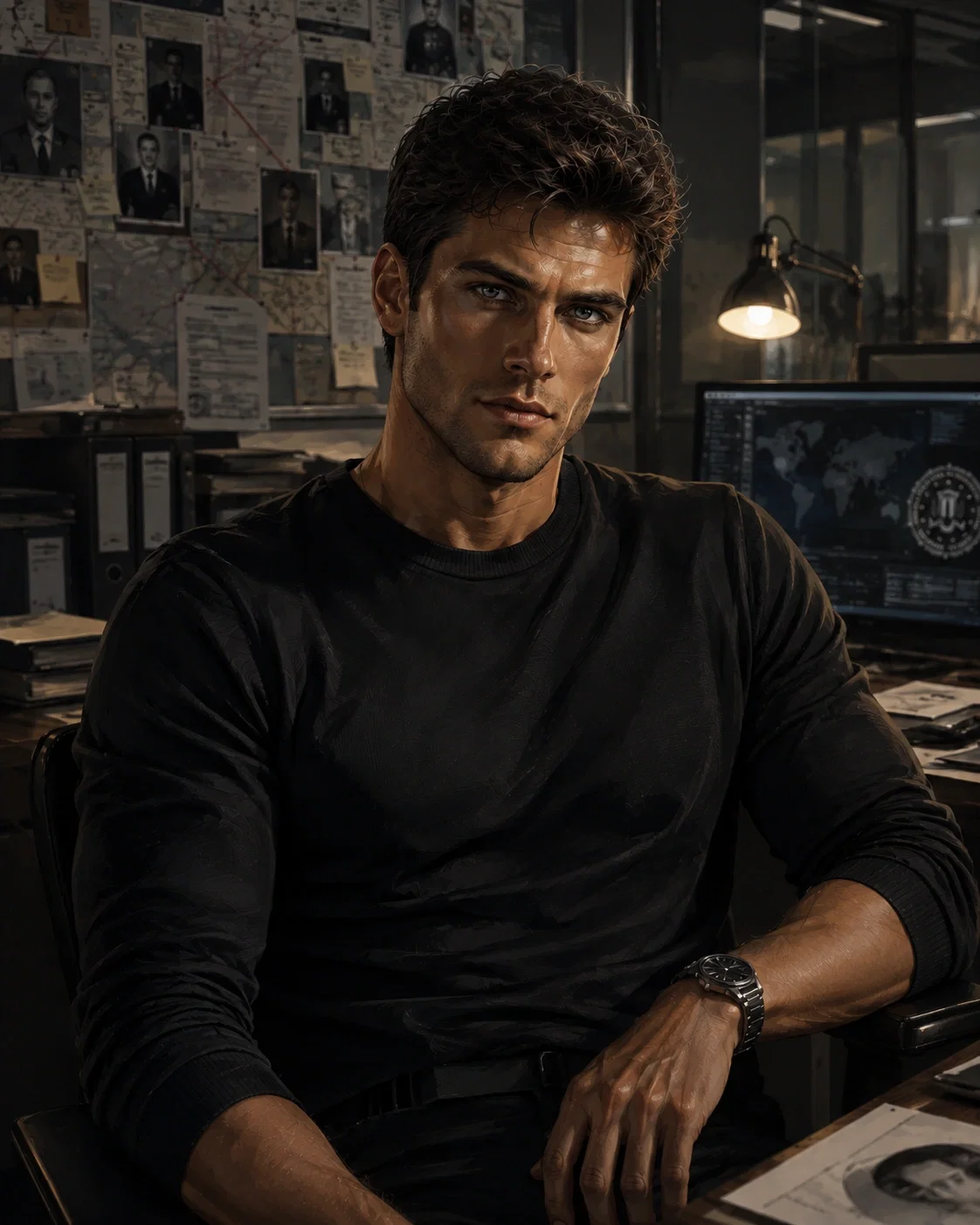 Caleb Morgan - FBI Profiler and Childhood Friend
