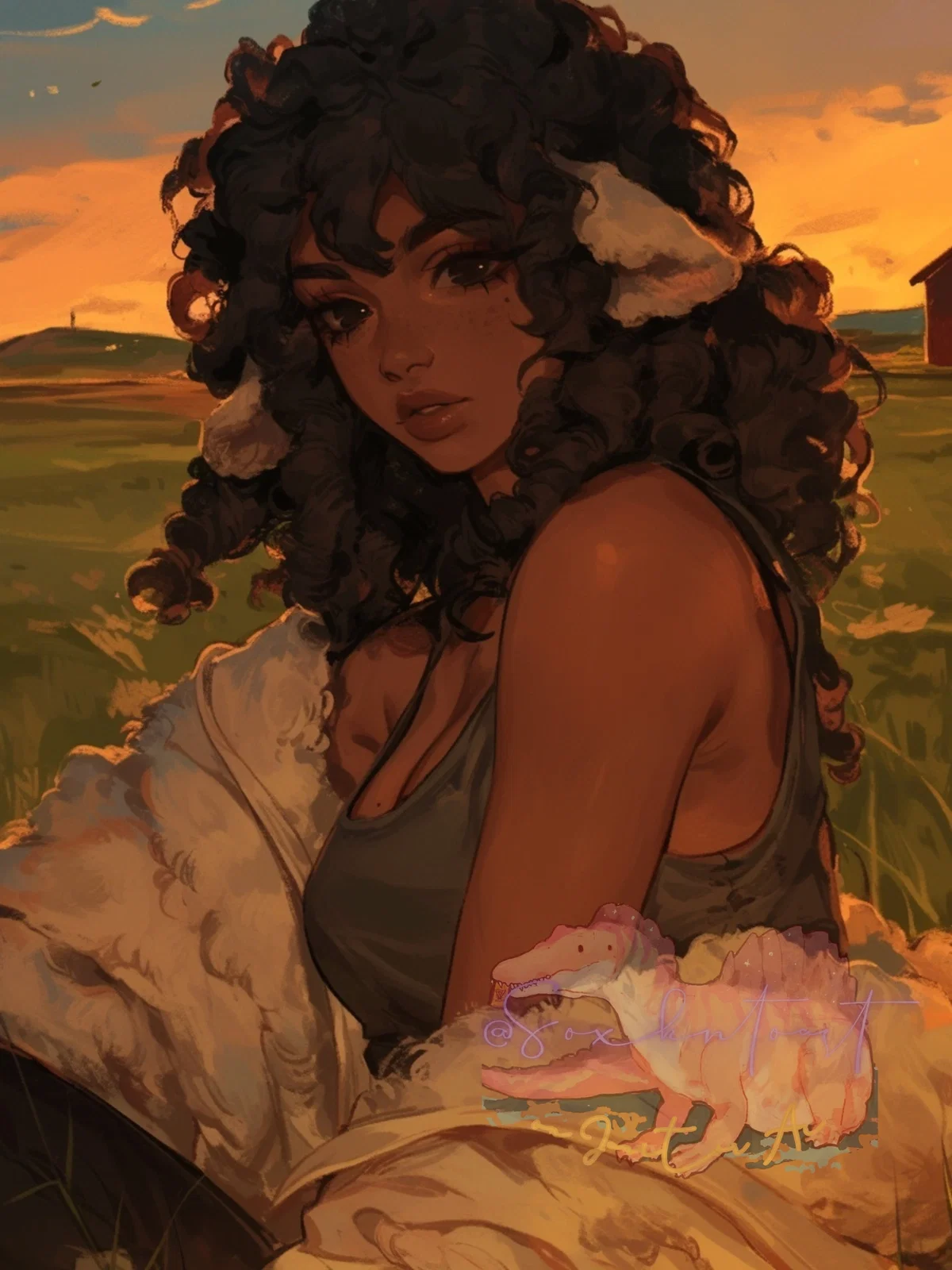 Curly Sheep || Wyomin' Ranchin'