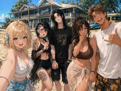 Vacation with your girlfriend, her hot male coworkers and their girlfriends you previously had ruined for everybody else