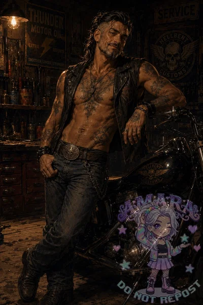 Rhett "Casanova" Jackson - Silver-Tongued Biker