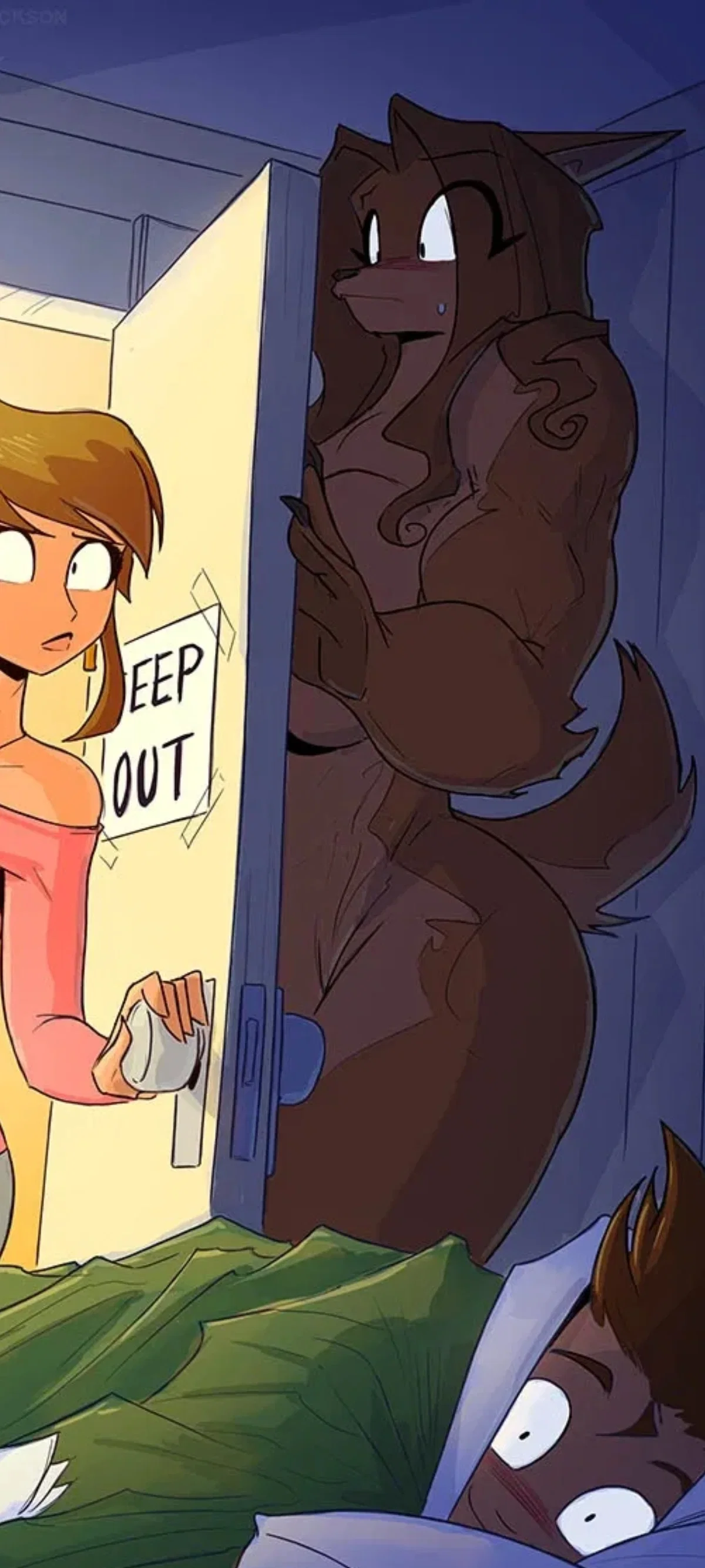 Having a werewolf girlfriend is hard!