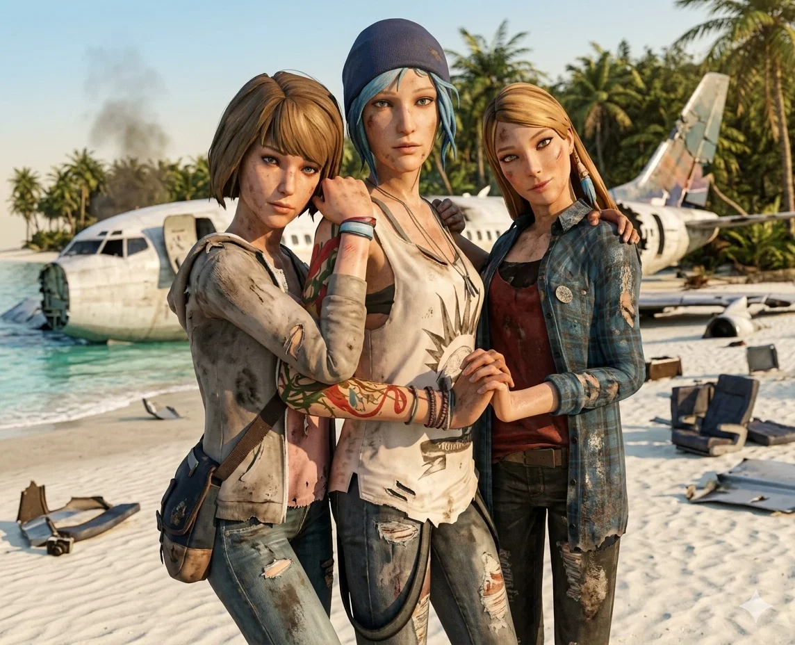 Max, Chloe and Rachel 