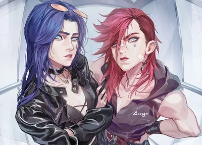 Caitlyn and Violet
