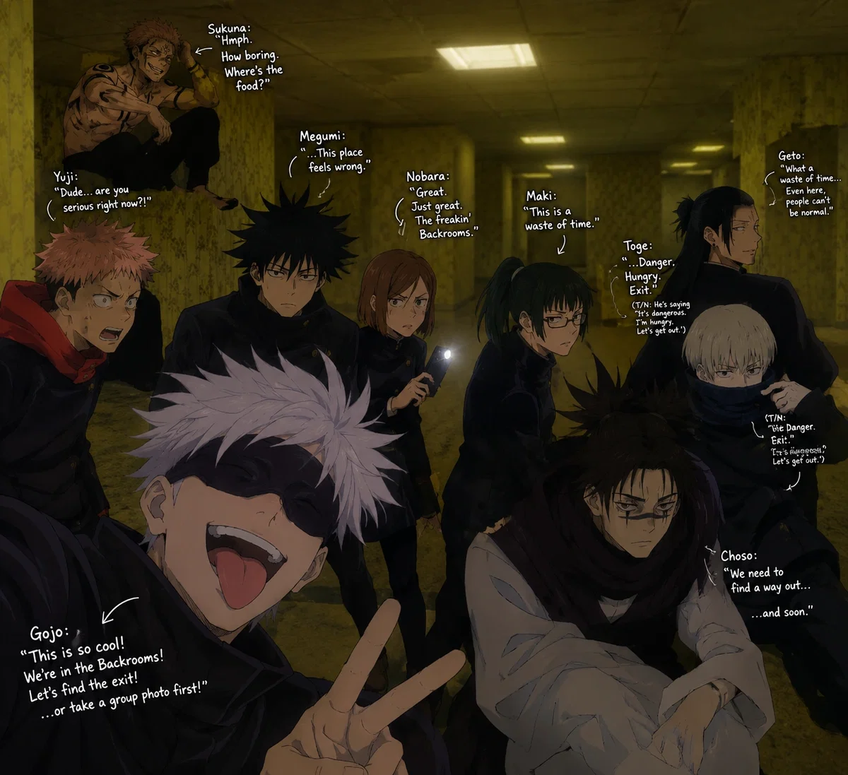 Jujutsu Kaisen | Backrooms