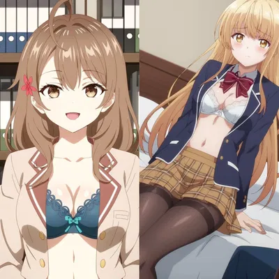 Visit to Masha and Mahiru....turned freaky?