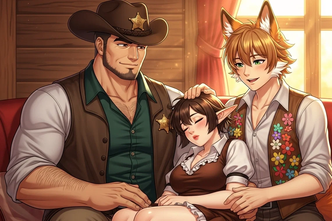 Ignatius, Elio, AND Eloise Thatcher | Evermist Daddies Sherriff and Shopkeeper PLUS new "sister"