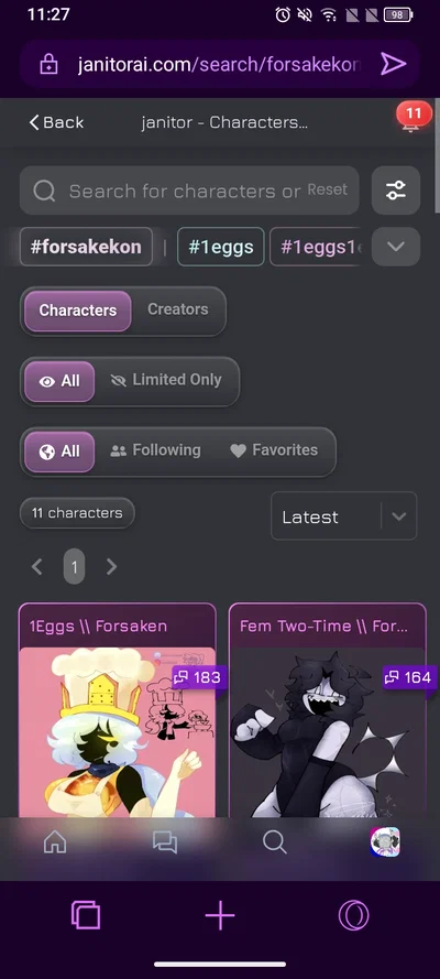 The tag grows 