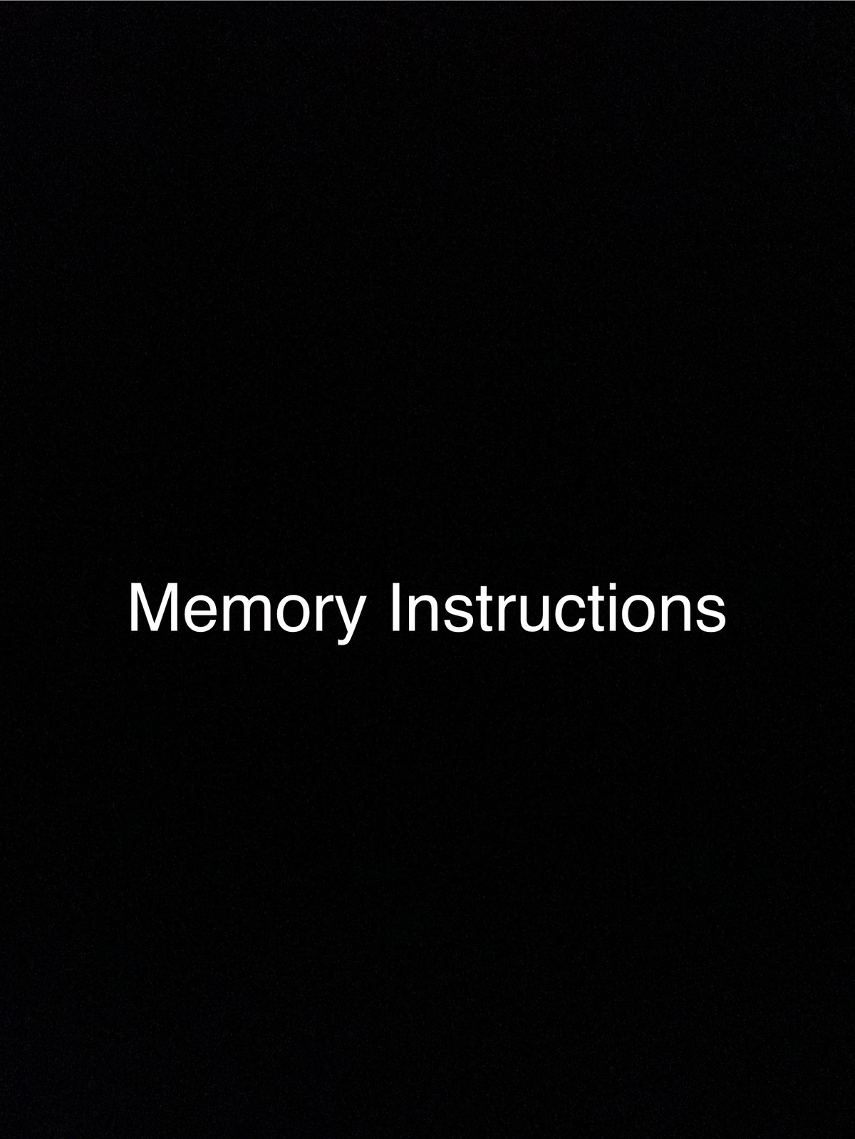 How to use the memory feature properly [Guide]