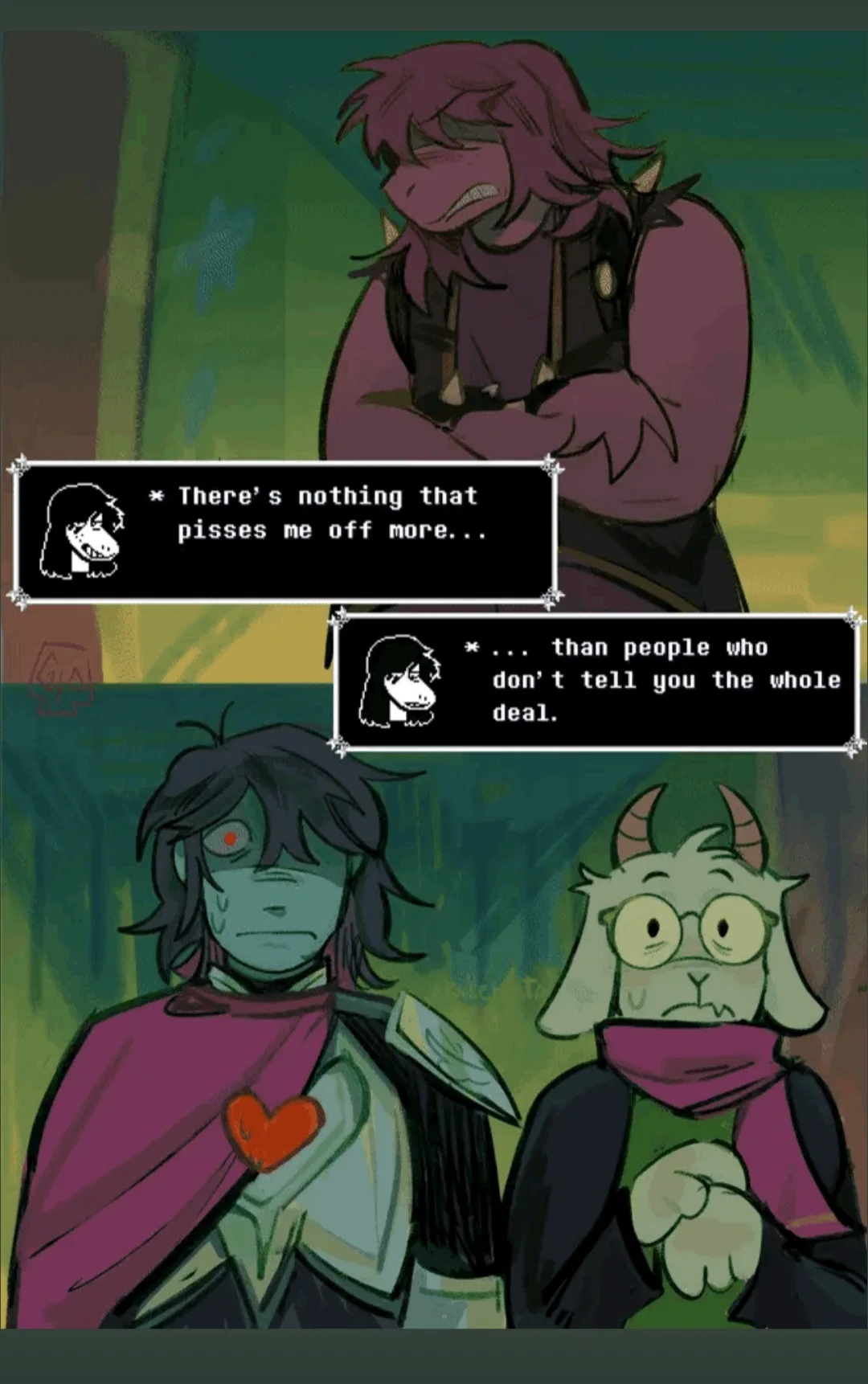 Susie is PISSED. (Fun gang)