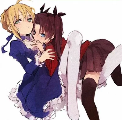 Fate/Stay Night| Rin Tohsaka and Artoria Pendragon -Two Is Better Than one?-