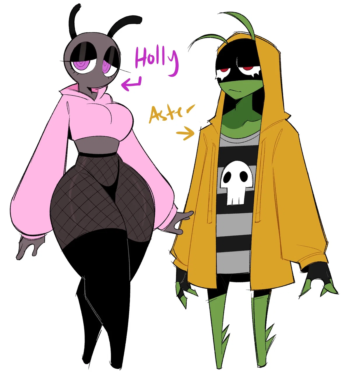 Cammy and Aster (and Buzz too)