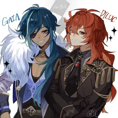 Diluc & Kaeya | Genshin Impact