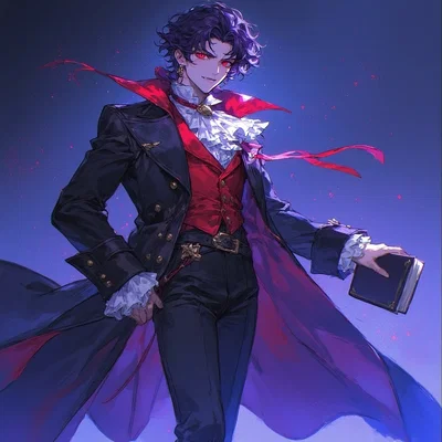 Nicolai Valentine - Vampire Noble and his servant