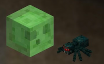 Lemon and Silky - anthro slime and cave spider