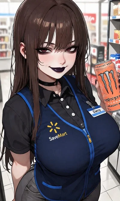 Cheeky Goth Coworker