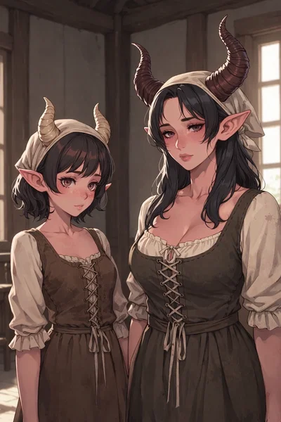 Adopt a Family of Demonesses (Stepmother and Stepdaughter)