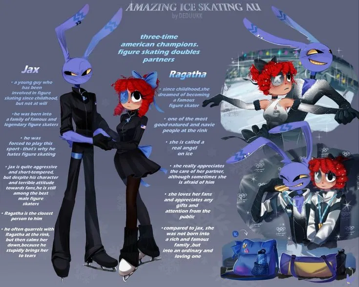 ✮ ⋆  ̊。|| The Amazing ice skating AU || 𖦹 ⋆。°✩
