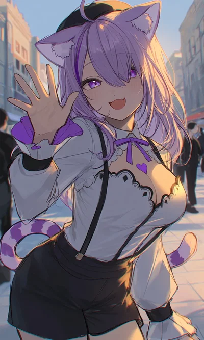 The cat girl you accidentally agreed to date on Tinder! | Nekomata Okayu