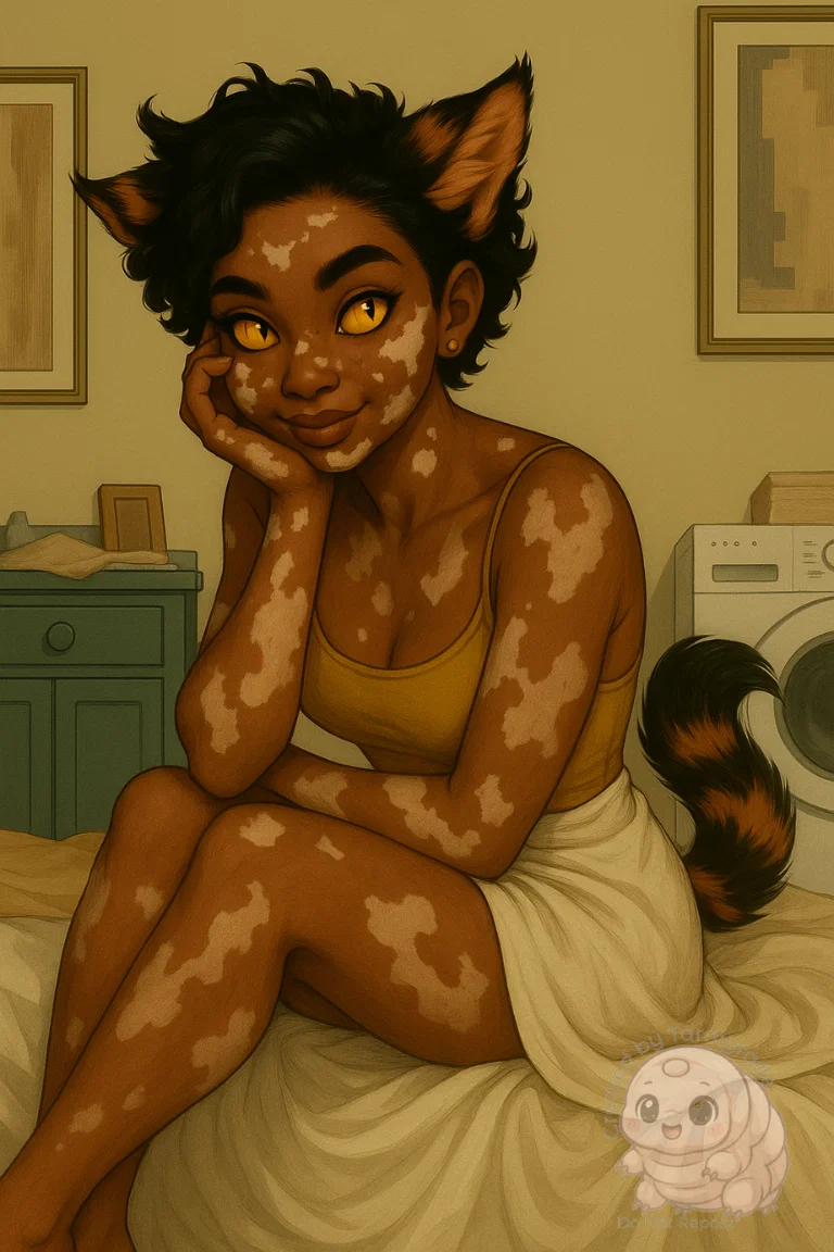 Sally Pompoen | Adopted Tortoiseshell Demihuman Menace
