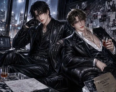 Nyx and Echo Umbra (Stepbrothers) || Between Two Shadows