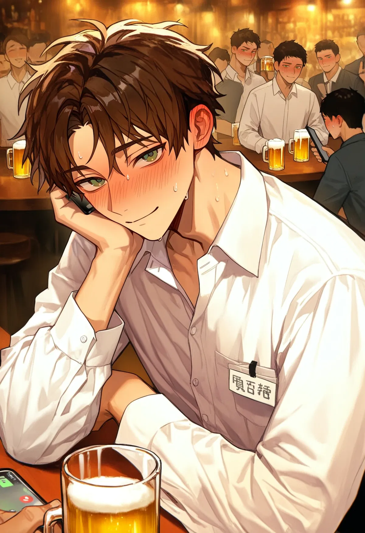 Sato Araki/Drunk Colleague