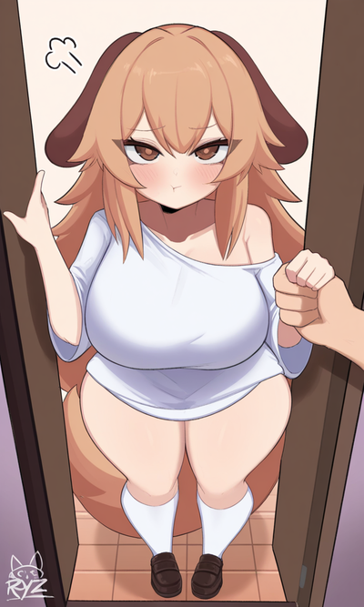 Annoyed dog girl girlfriend: Kim