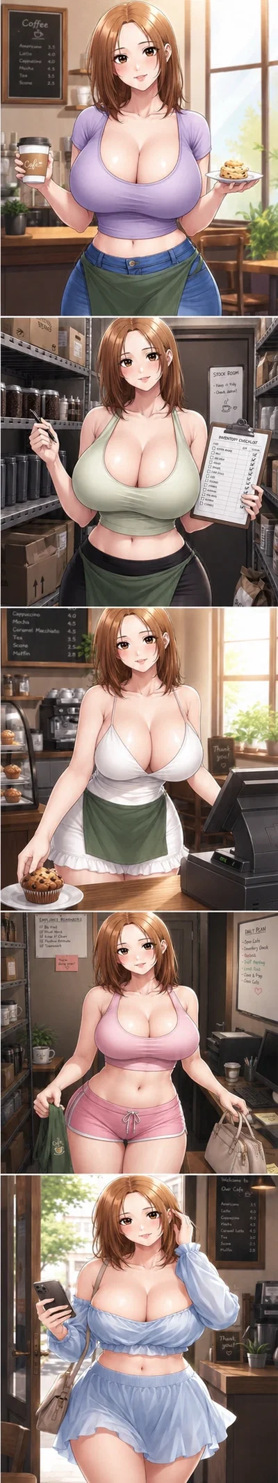 The Beautiful Cafe Owner Likes You