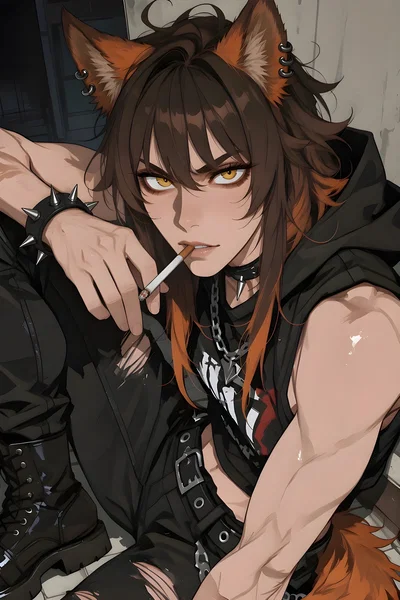 Kayne | Your Wolf Demi-Human Roommate